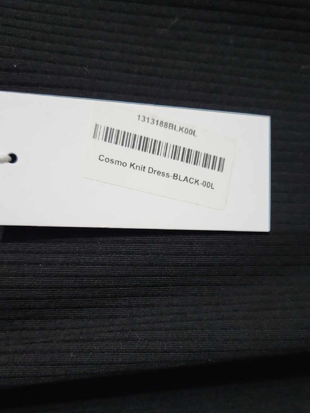 New Reformation Cosmo Maxi Knit Dress in Black Women's Size L - Picture 7 of 14